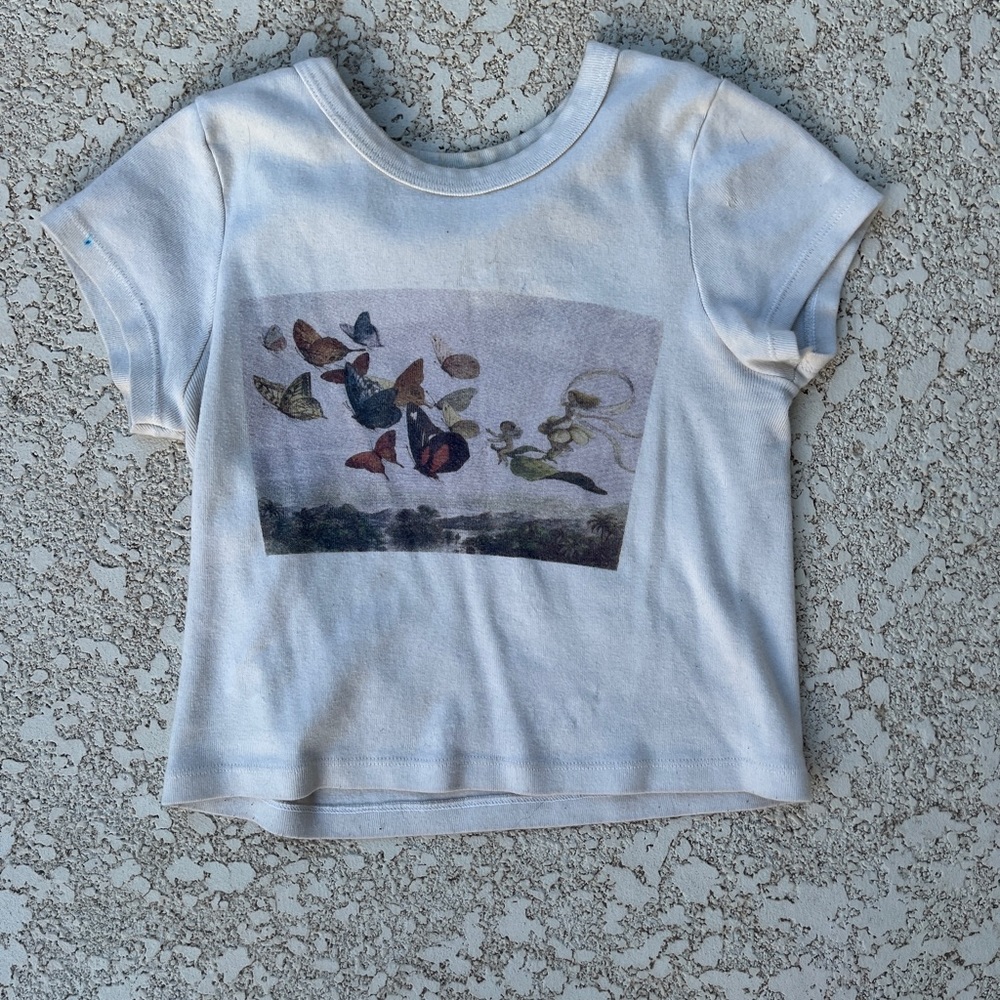 brandy melville butterfly shirt